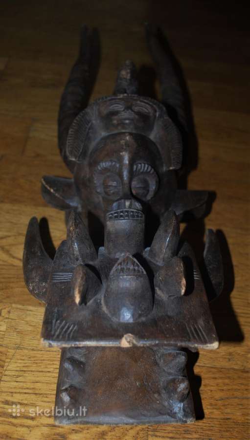 Afrikos menas - Senufo laidotuvių šalmas - nuotraukos Nr. 5