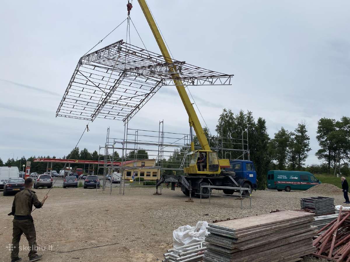 Pastoliai laikinas surenkamas stogas - nuotraukos Nr. 3