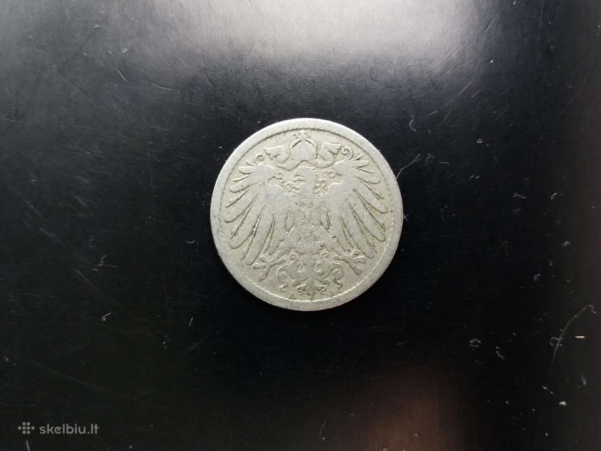 Vokietijos Imperijos 10 pfenigų nominalo monetos - nuotraukos Nr. 14