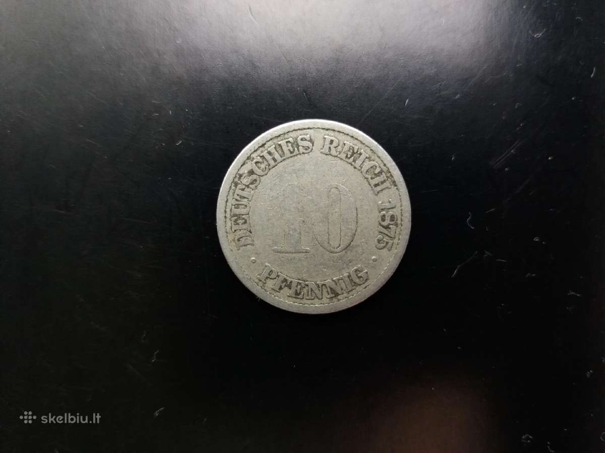 Vokietijos Imperijos 10 pfenigų nominalo monetos - nuotraukos Nr. 15