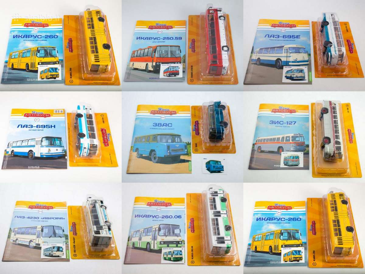 Autobusai 1/43