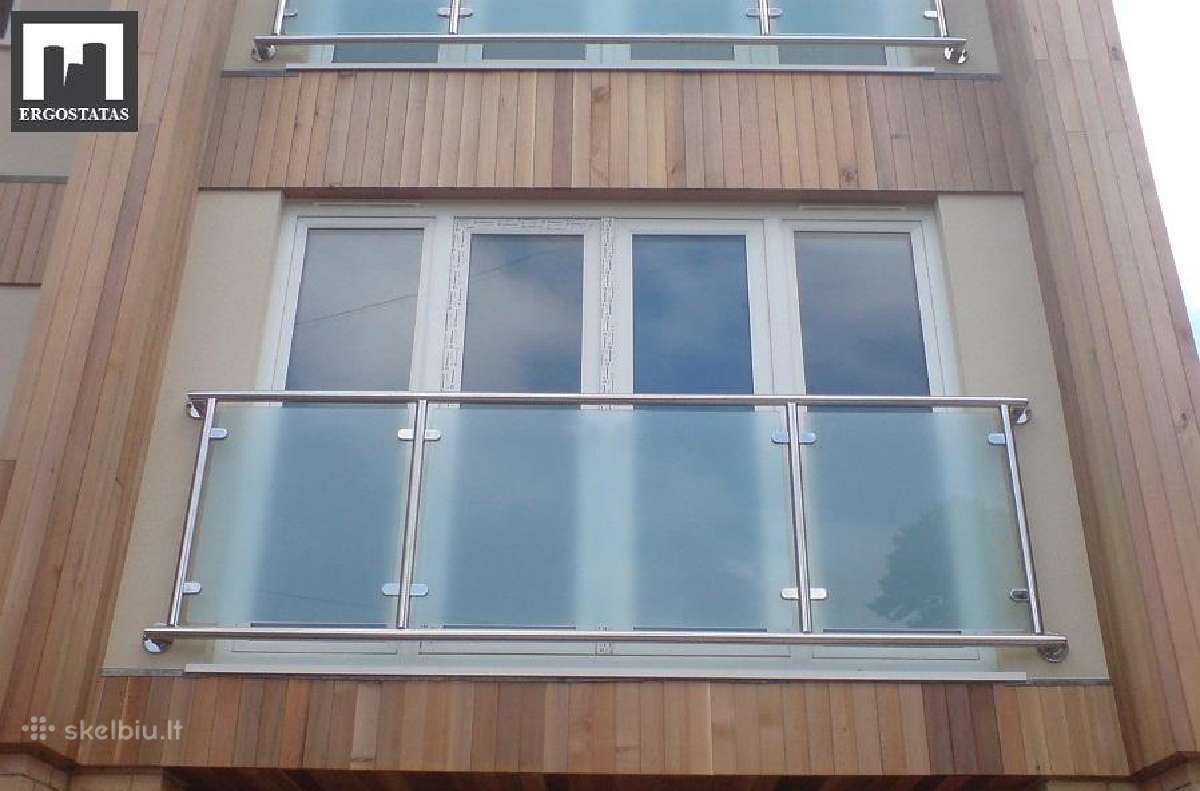 Laiptų, Balkonų Turėklai, Stikliniai Stogeliai - nuotraukos Nr. 22