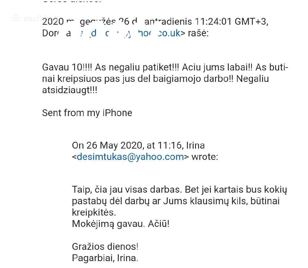 Profesionali pagalba studentams: atsiliepimai - nuotraukos Nr. 9