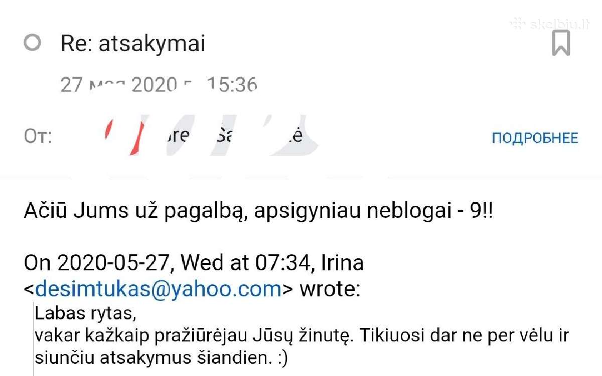 Profesionali pagalba studentams: atsiliepimai - nuotraukos Nr. 7