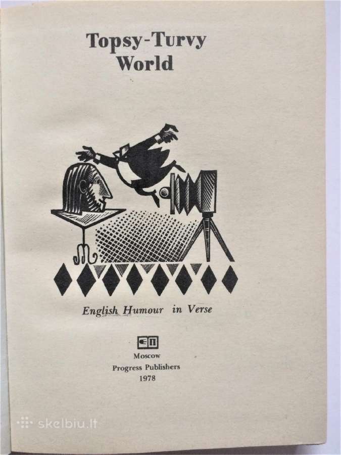 Parduodu 1978 m. knygą English Humour in Verse - nuotraukos Nr. 3
