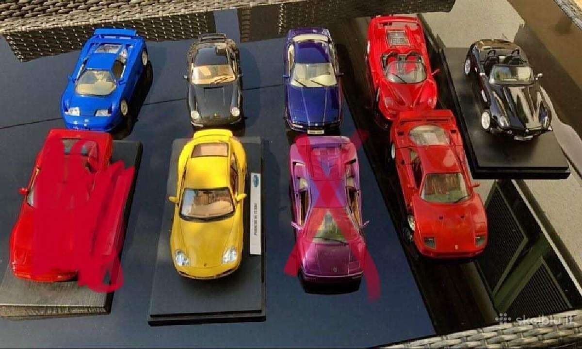 Modeliai 1:18 Bmw Porsche Ferrari Bugatti - nuotraukos Nr. 2
