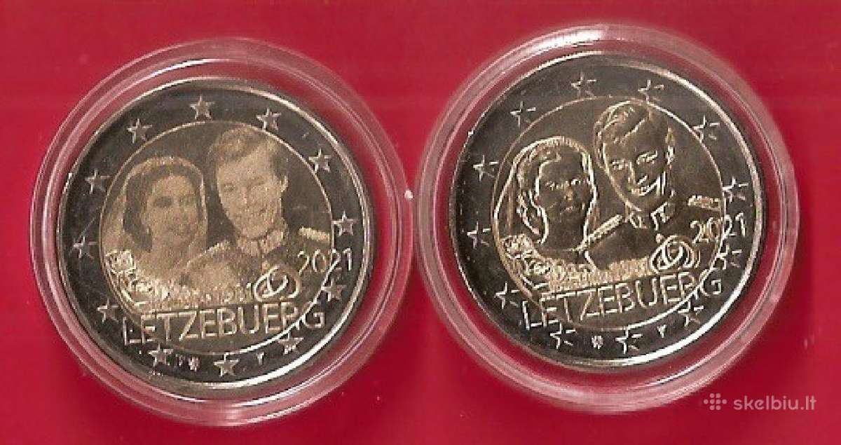 Liuksemburgas 2021m.2€ “Henrio vestuvės“ Unc