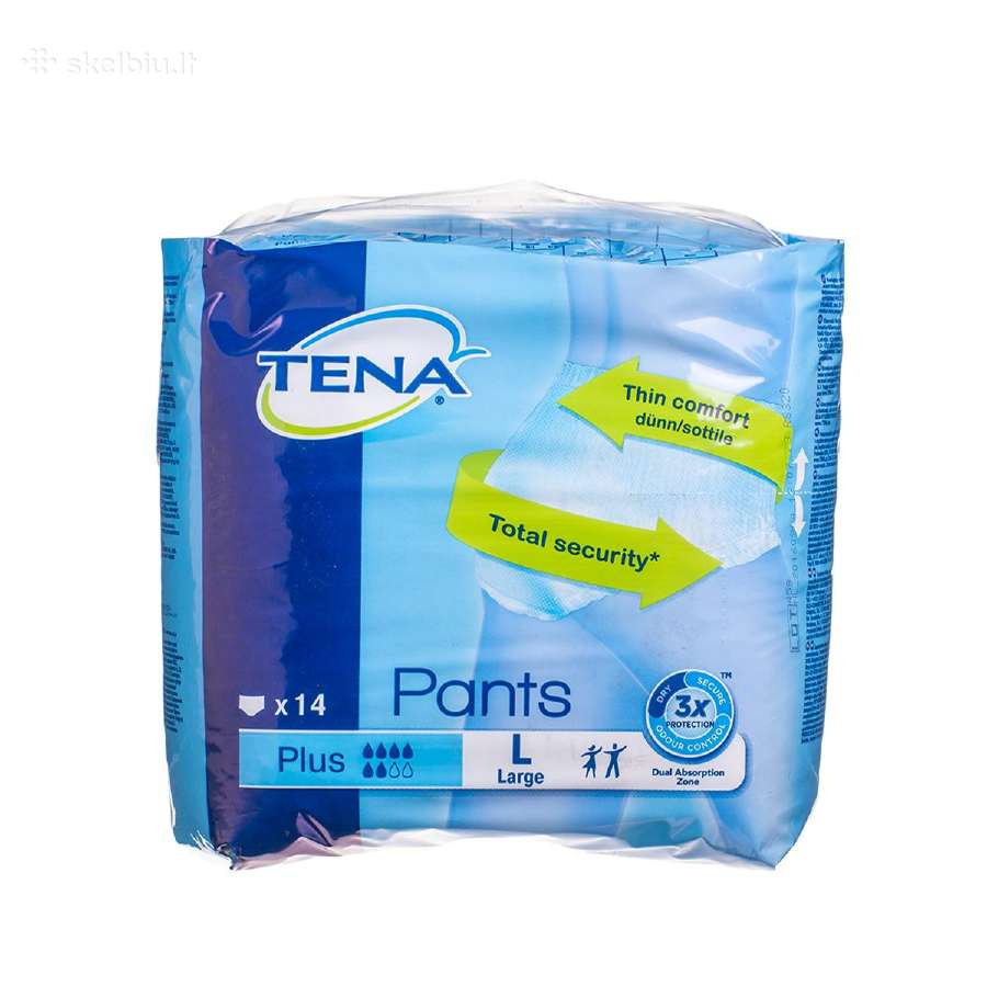 Sauskelnės Tena Pants Plus, L, 14vnt