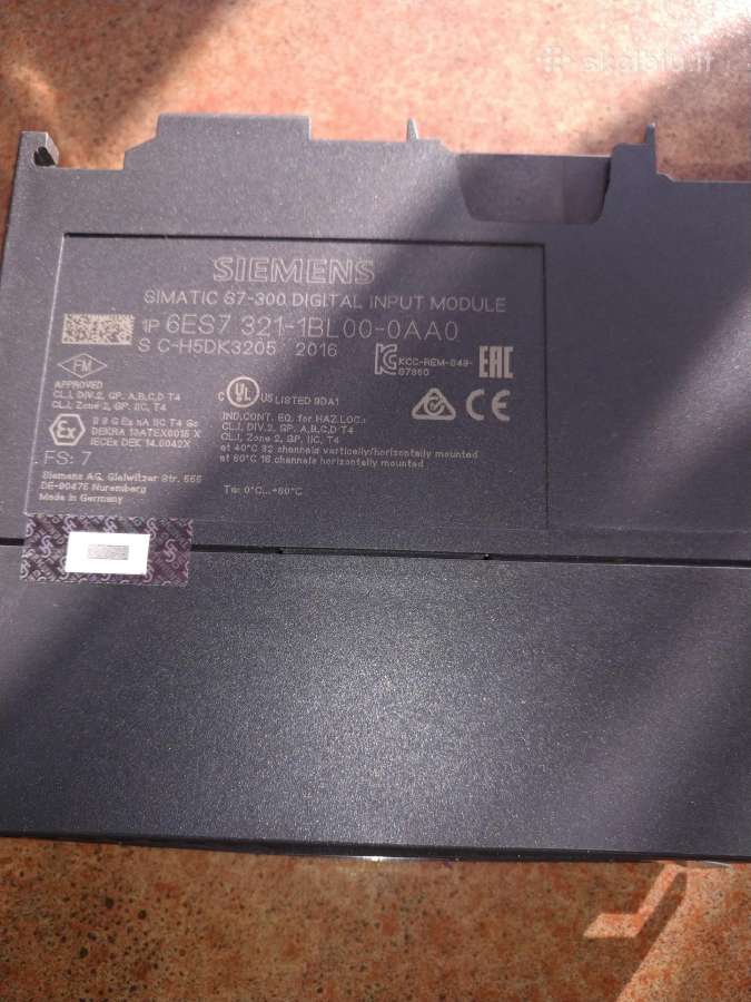 Siemens Simatic S7-300 6es7321-1bl00-0aa0 - nuotraukos Nr. 2