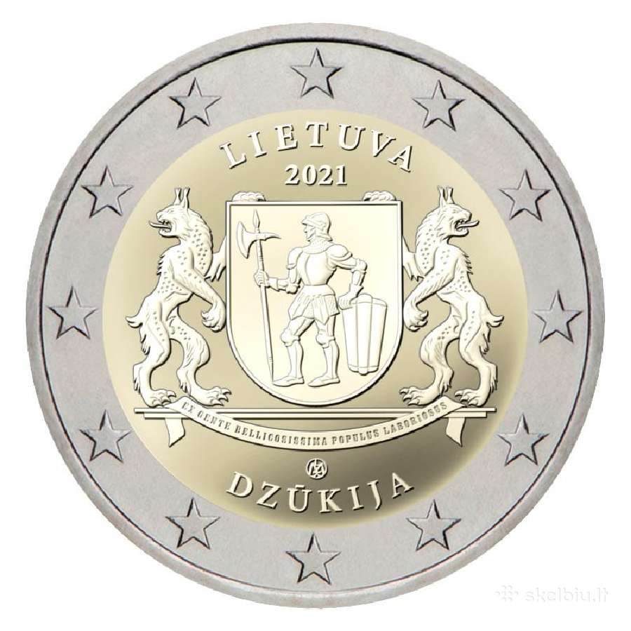 Lietuvos proginės 2 eurų monetos. Unc - nuotraukos Nr. 11
