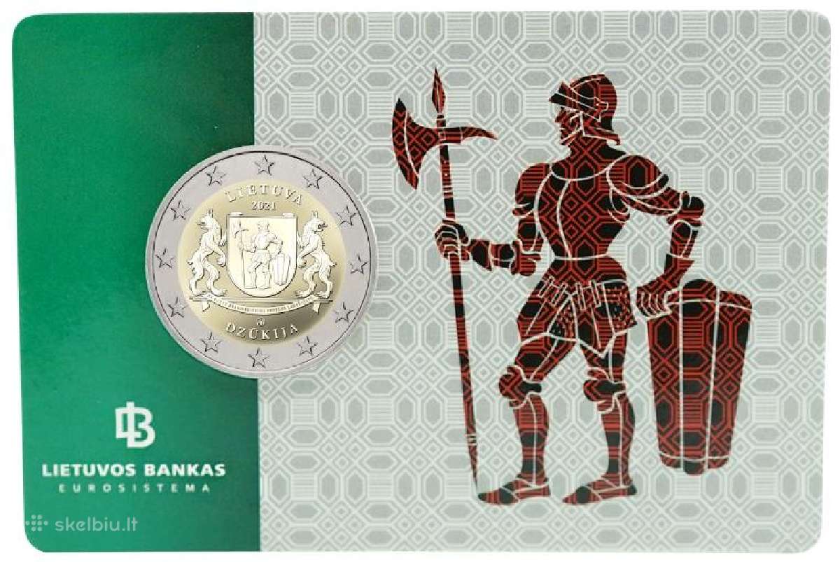 Lietuva 2021 Dzūkija 2 eurų moneta - nuotraukos Nr. 2