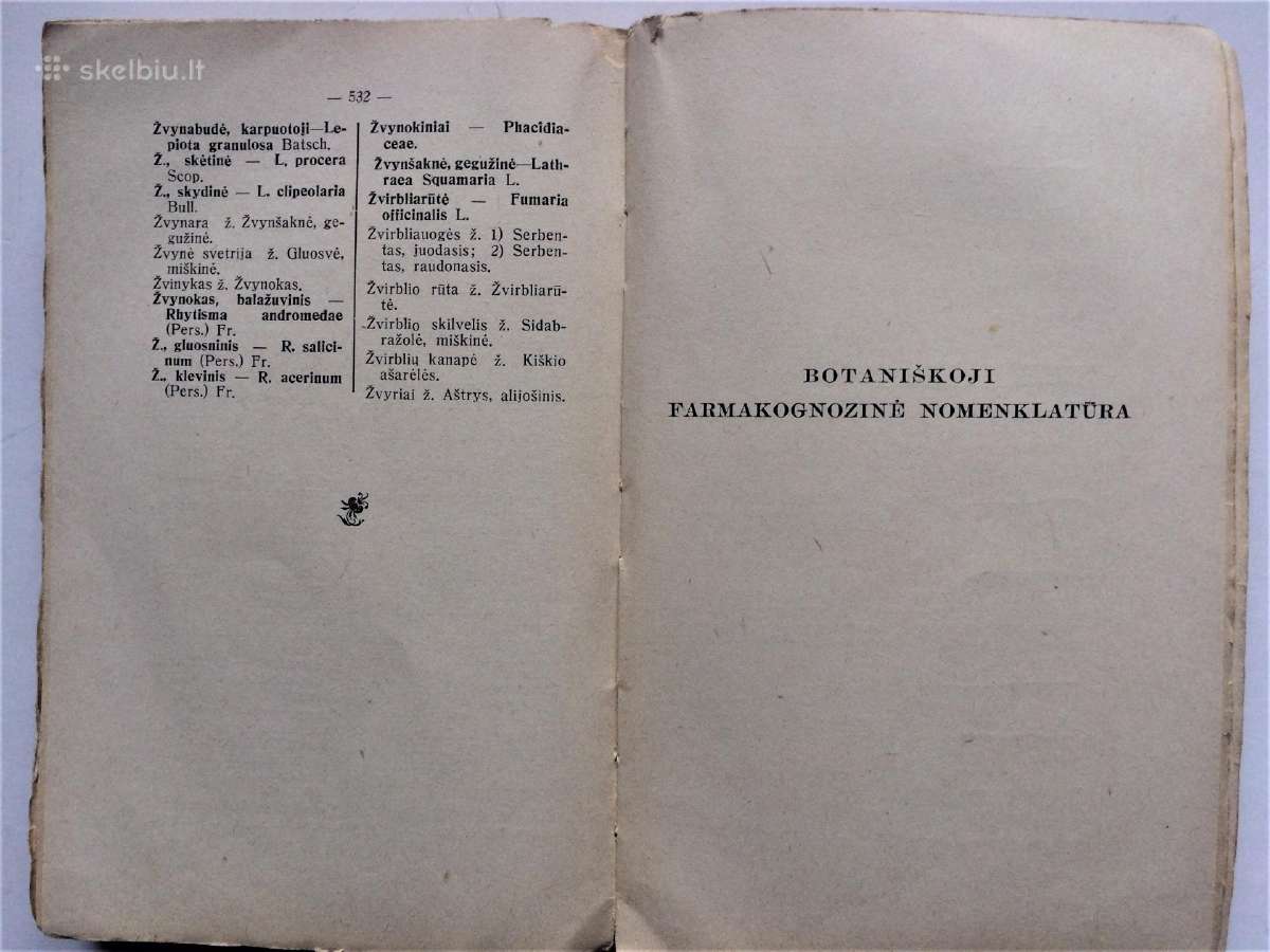 Parduodu 1938 m. Lietuvišką Botanikos Žodyną - nuotraukos Nr. 10