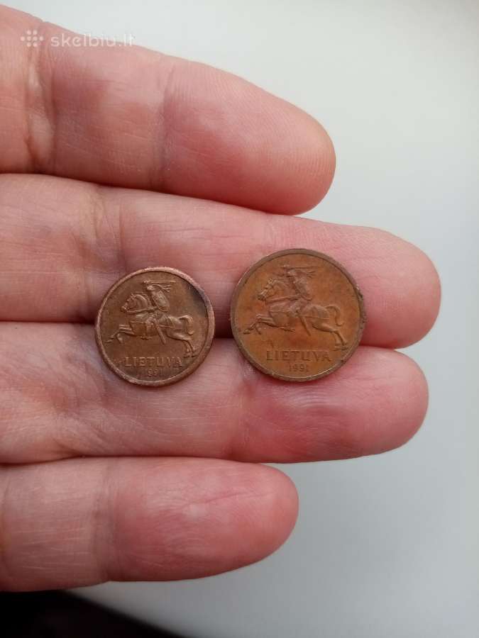Lietuva 10 ir 20 ct. 1991 m. Gero Stovio . Zr. Fot - nuotraukos Nr. 3
