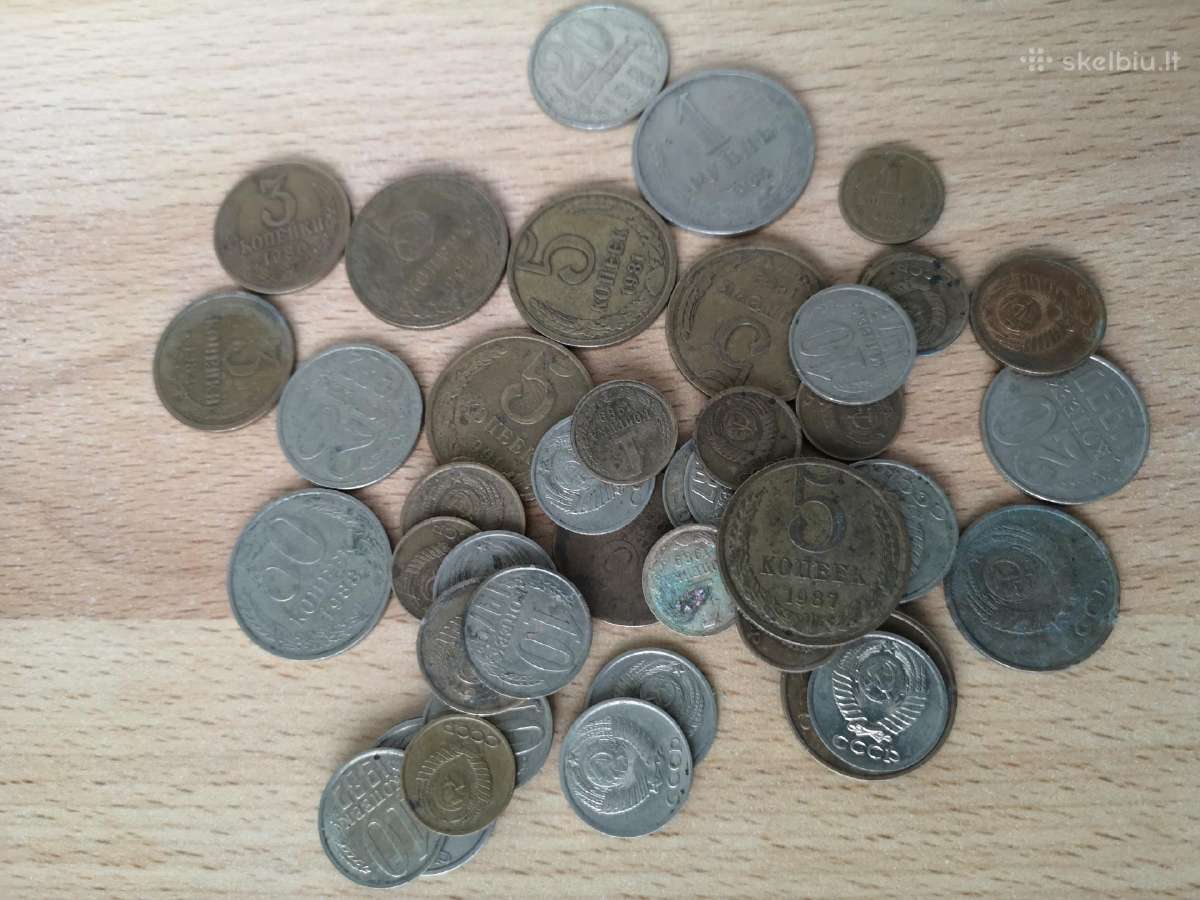Monetas rusiškas, ženkliukus