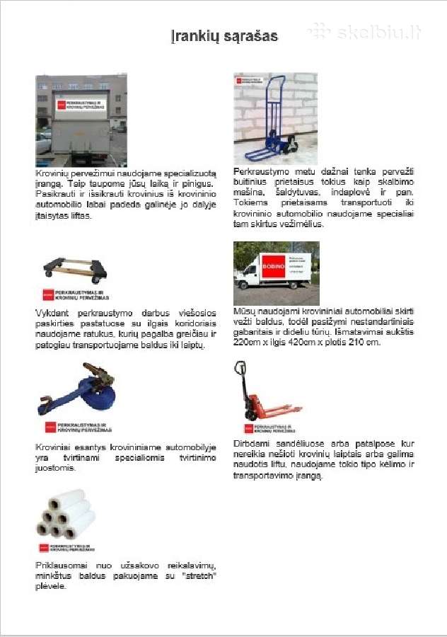 Patikimas perkraustymas, krovinių pervežimas - nuotraukos Nr. 8