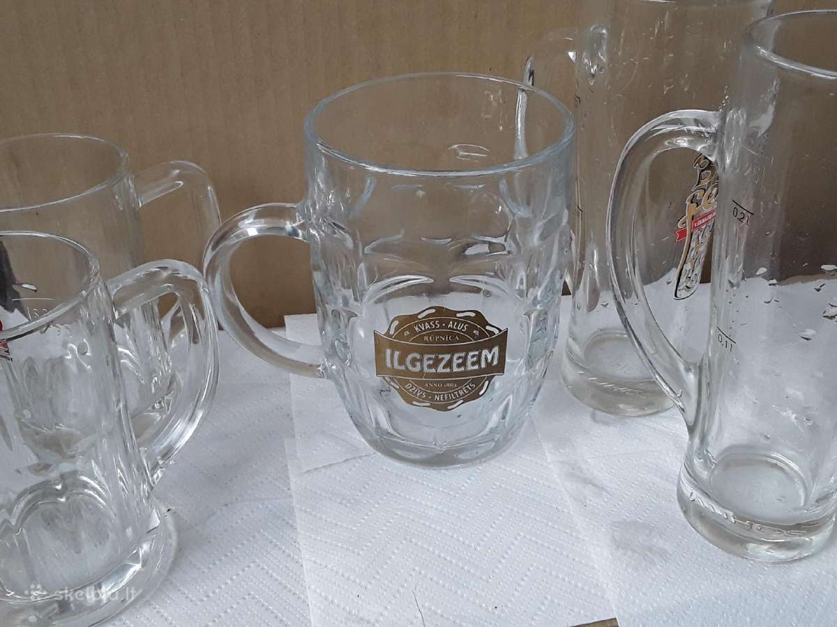 Alaus Bokalai . Latviški . 5 Vnt - nuotraukos Nr. 5