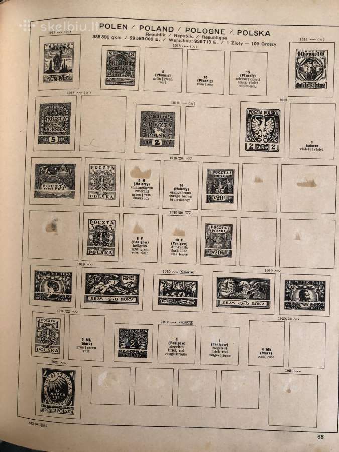 Trečio reicho pašto ženklų albumas
