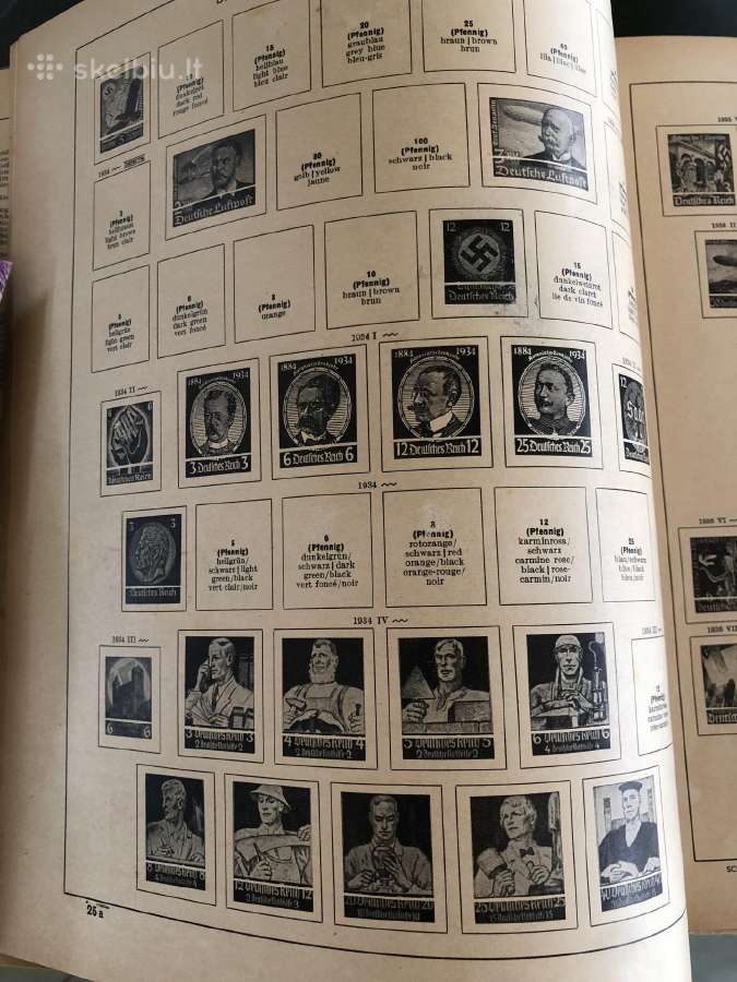 Trečio reicho pašto ženklų albumas - nuotraukos Nr. 5