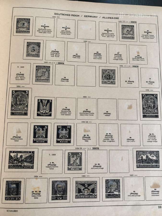 Trečio reicho pašto ženklų albumas - nuotraukos Nr. 8