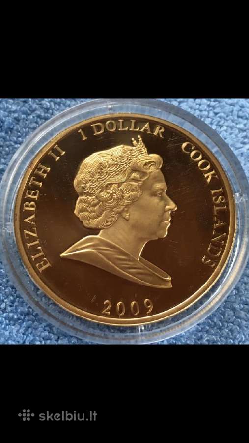 Moneta Cook isl. 2009m. 1 dollar, cu-ni - nuotraukos Nr. 2