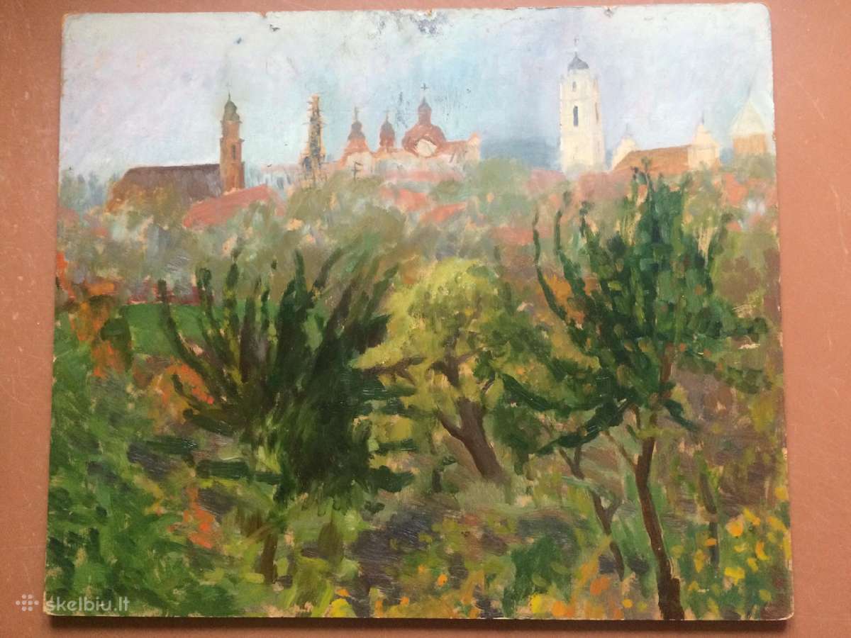 Parduodu paveikslą - Senojo Vilniaus vaizdas