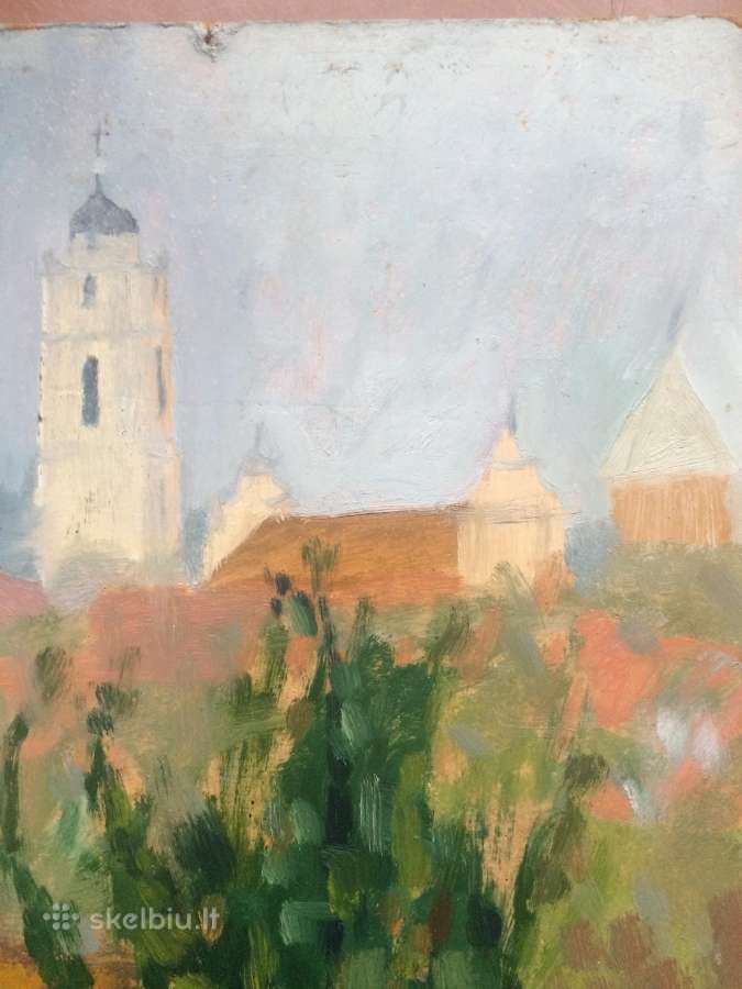 Parduodu paveikslą - Senojo Vilniaus vaizdas - nuotraukos Nr. 5