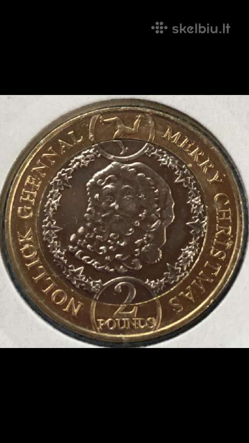 Moneta Gibraltar 2019m. 2 svarai, cu-ni