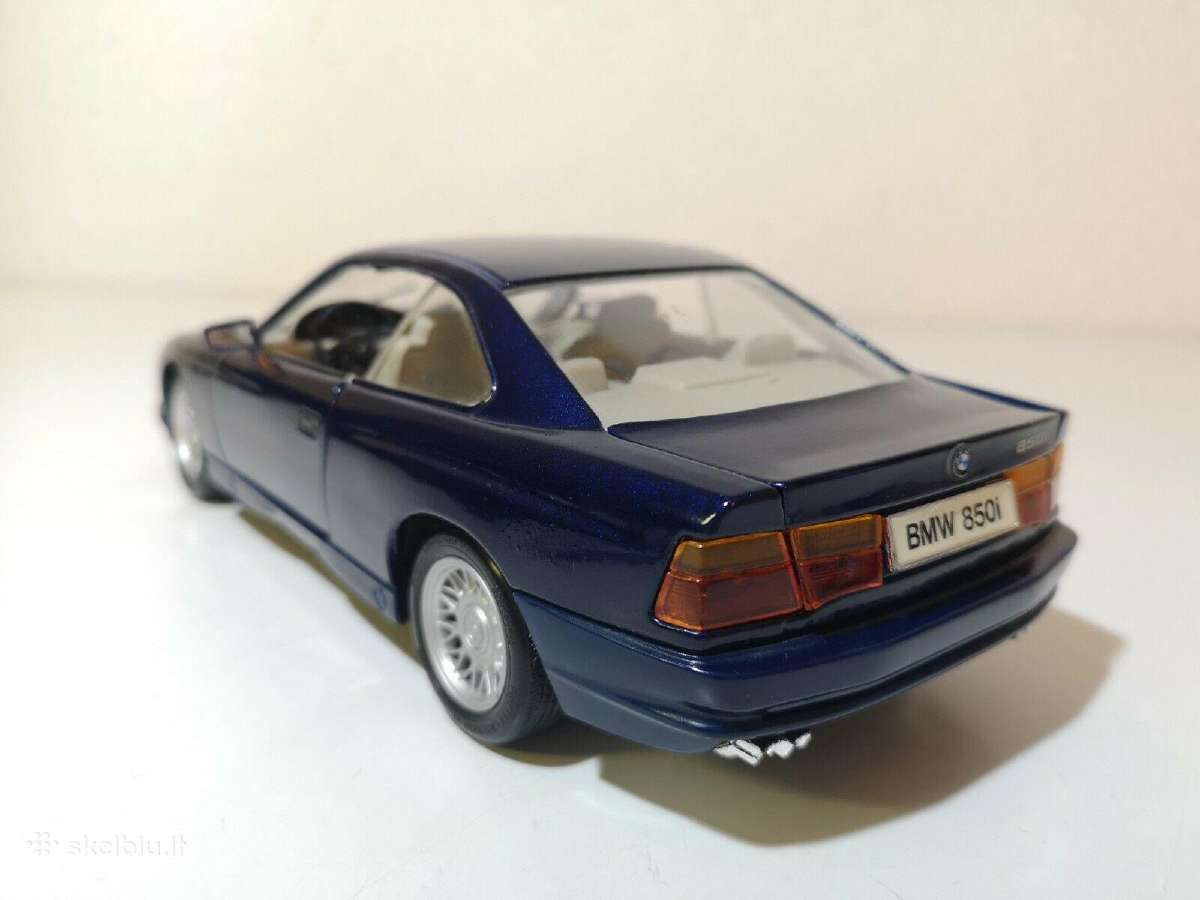 Modeliai: Bmw 850i 8 serijos 1:18 modelis - nuotraukos Nr. 9