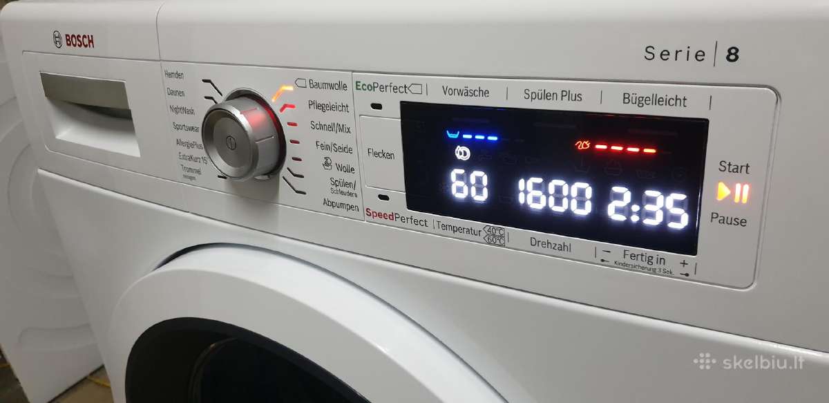 Bosch Serie I 8 (2019m.) 9kg A+++ (-30%) - nuotraukos Nr. 2