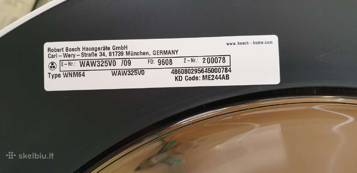 Bosch Serie I 8 (2019m.) 9kg A+++ (-30%) - nuotraukos Nr. 10