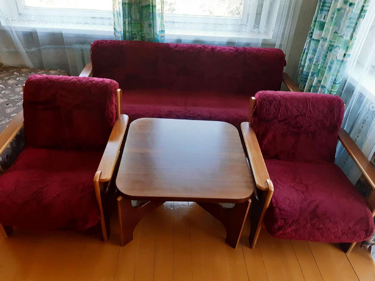 Svetainės komplektas su komoda - nuotraukos Nr. 2
