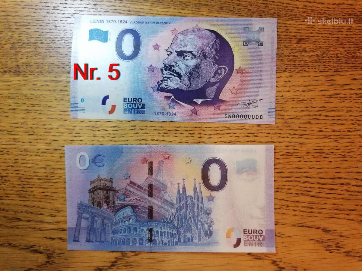 Suvenyriniai Rusijos Banknotai su Leninu - nuotraukos Nr. 5