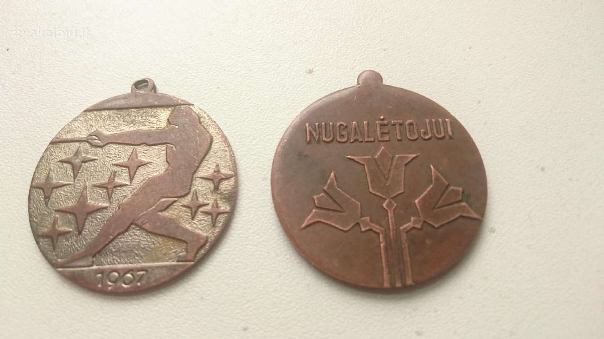 Seni medaliai 1967 ir 1968m.