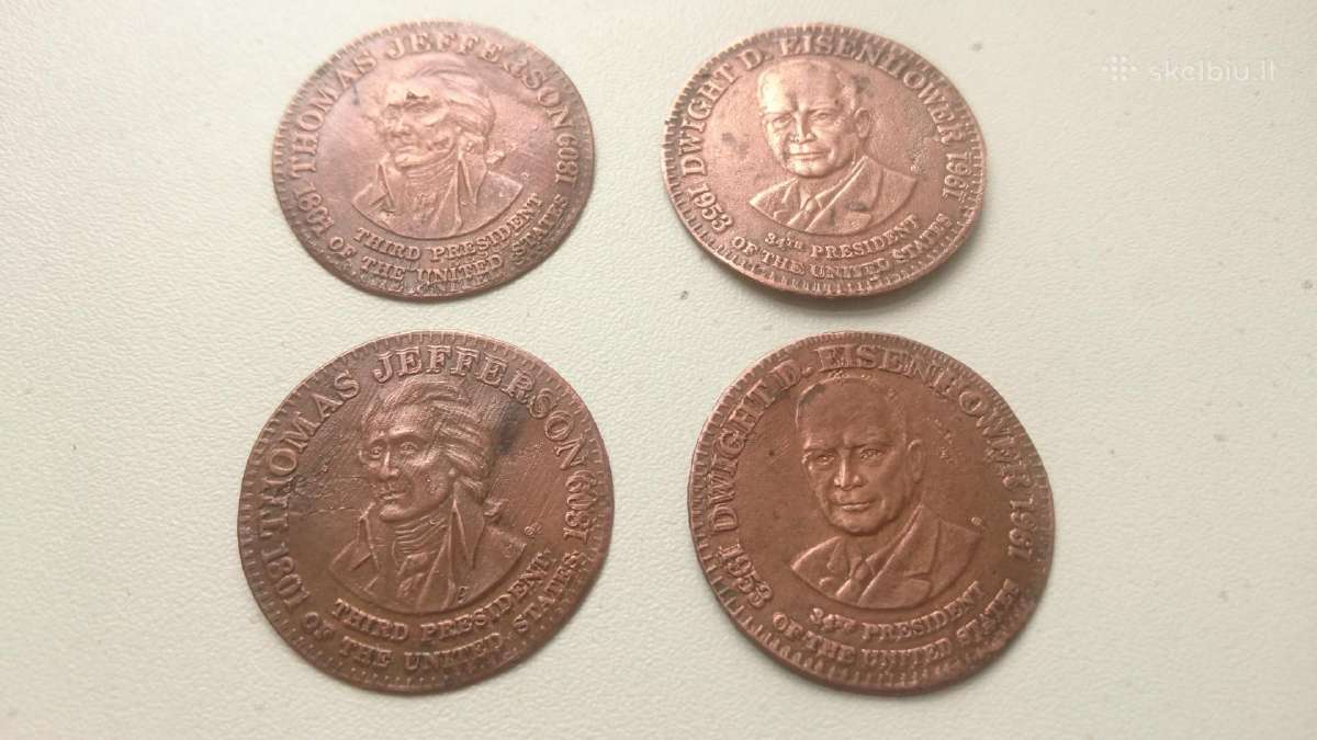 Stalo medaliai žalvariniai