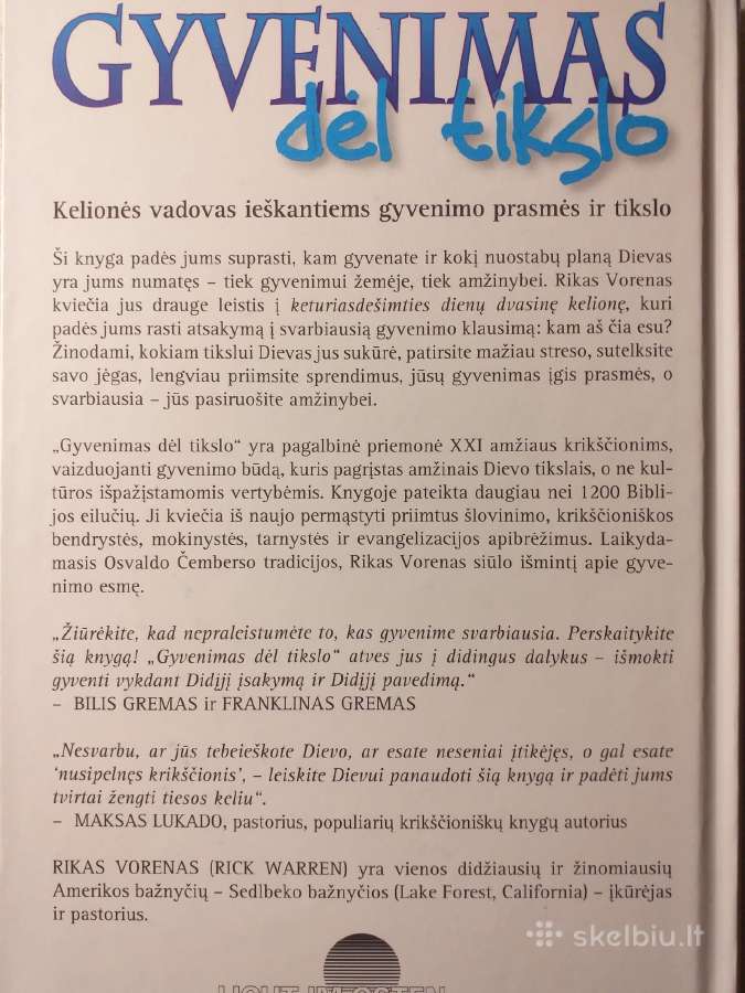 Gyvenimas dėl tikslo. Rick Warren - nuotraukos Nr. 2