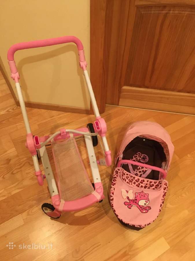 Lėlė Babyborn, vežimėlis ir daug priedų mergaitei!