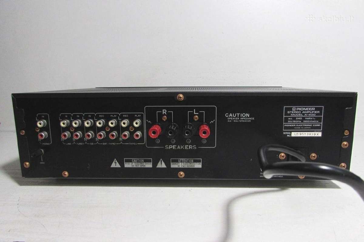 Pioneer A-400 stiprintuvas - nuotraukos Nr. 2
