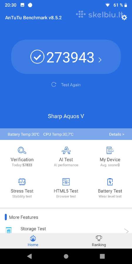 Parduodu naują Sharp Aquos V - nuotraukos Nr. 4