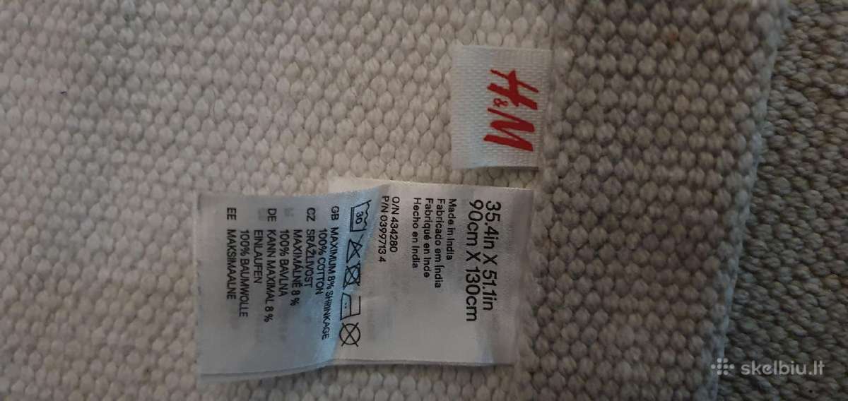 H&m medvilnės kilimas - nuotraukos Nr. 3