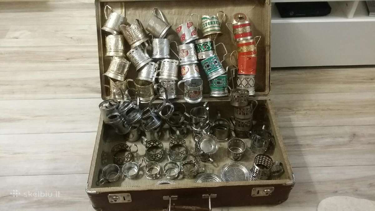 Podstakanikai,senoviski arbatinukai