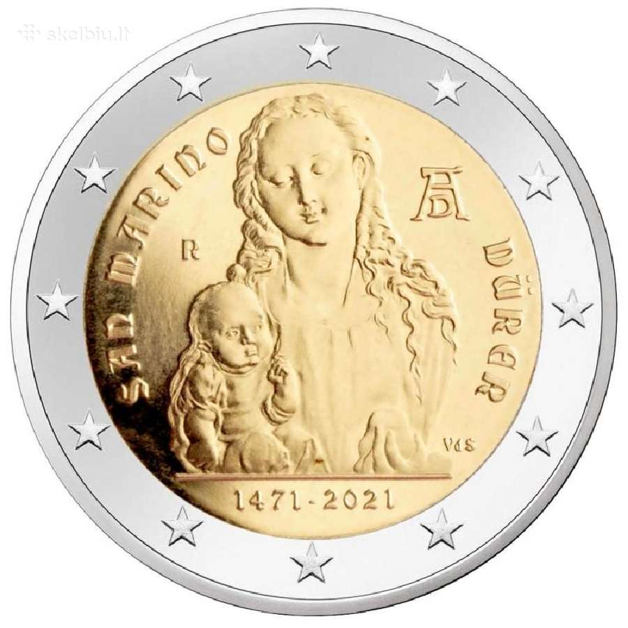 2 eurų San Marino Unc proginės monetos - nuotraukos Nr. 7