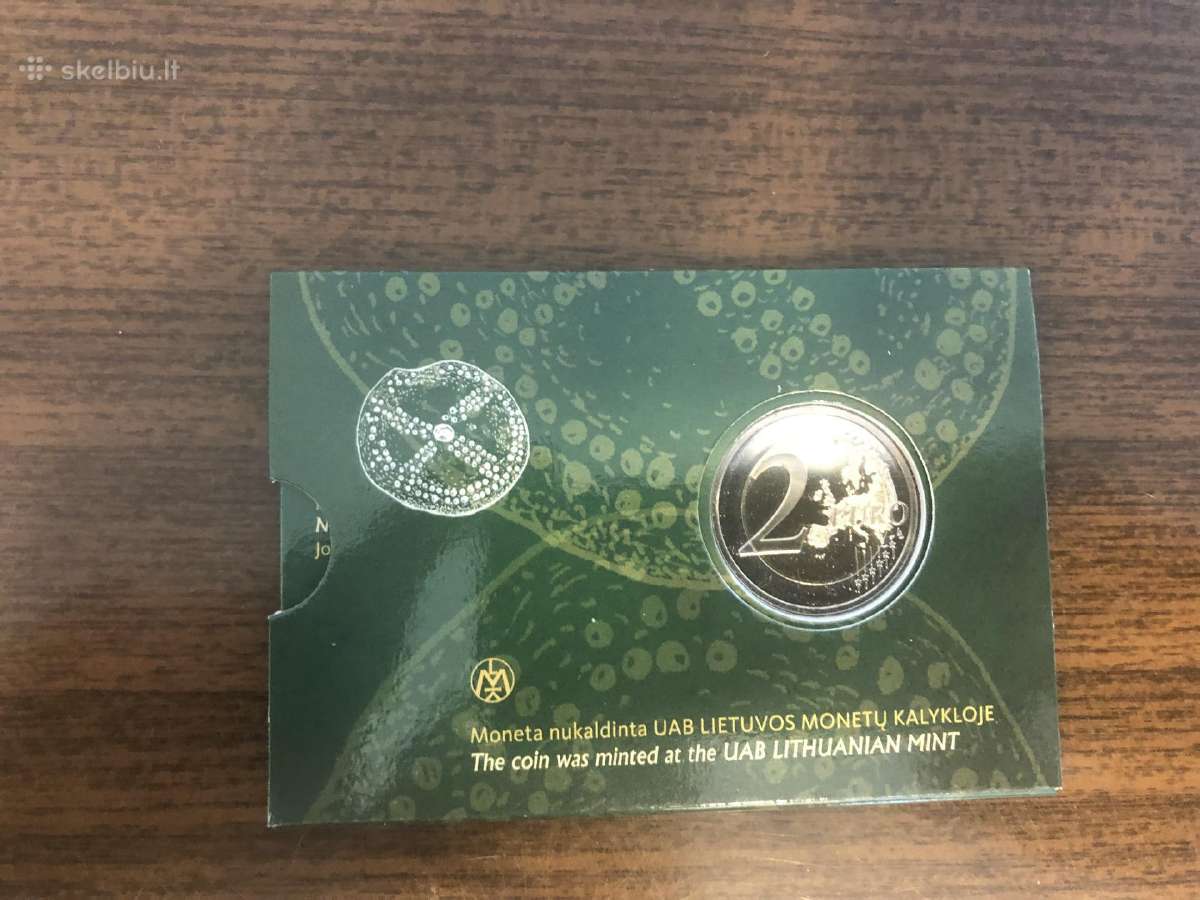2 Eur proginė moneta Baltų kultūrai kortelėje (Bu) - nuotraukos Nr. 2