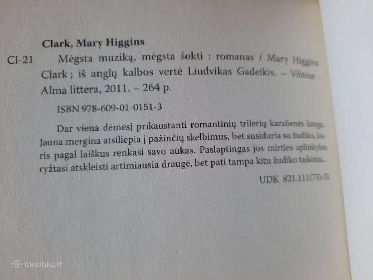 Mėgsta muziką, mėgsta šokti (Mary Higgins Clark) - nuotraukos Nr. 4