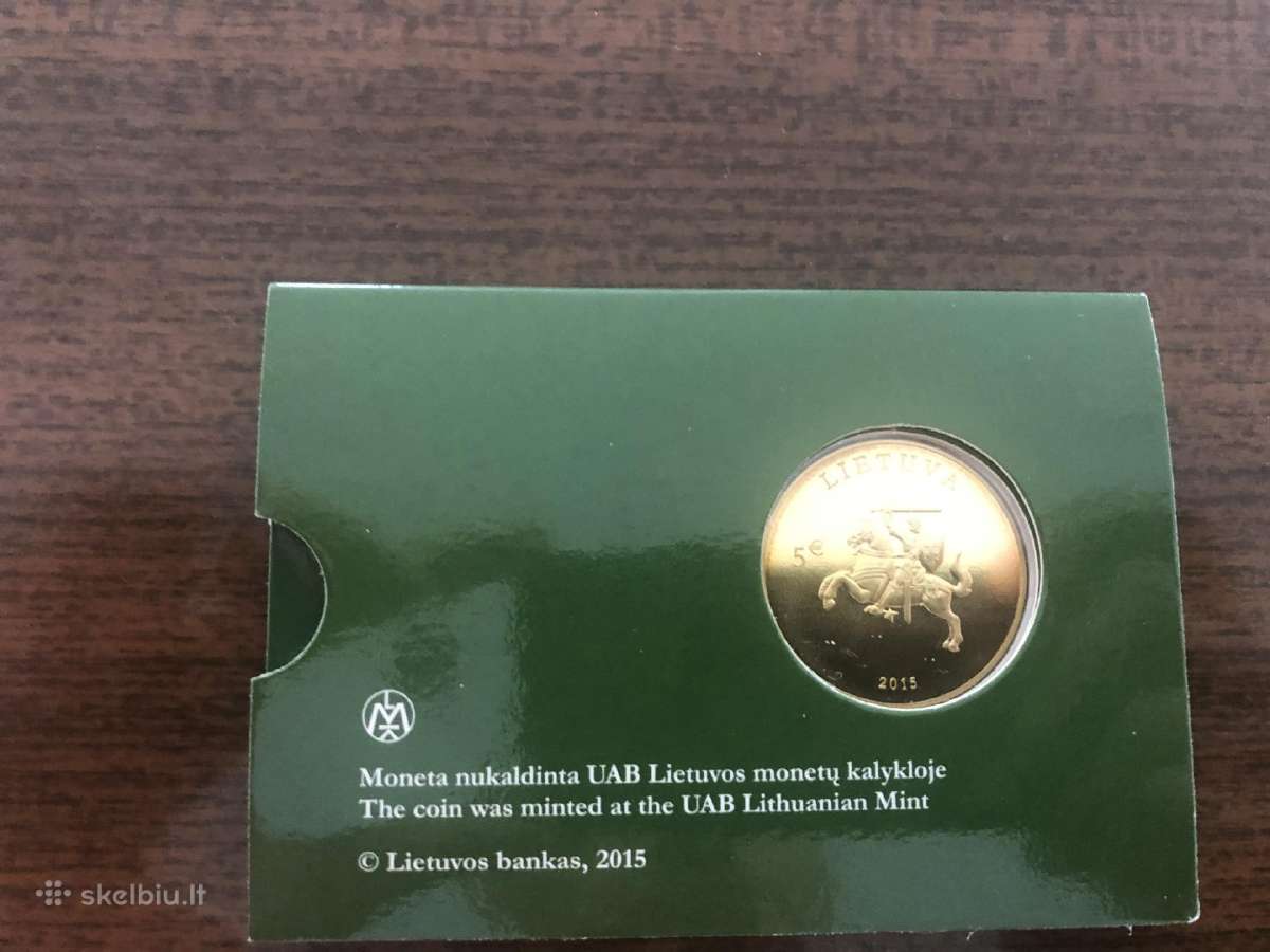 5 Eur moneta skirta nepriklausomybės atkūrimo 25m - nuotraukos Nr. 2