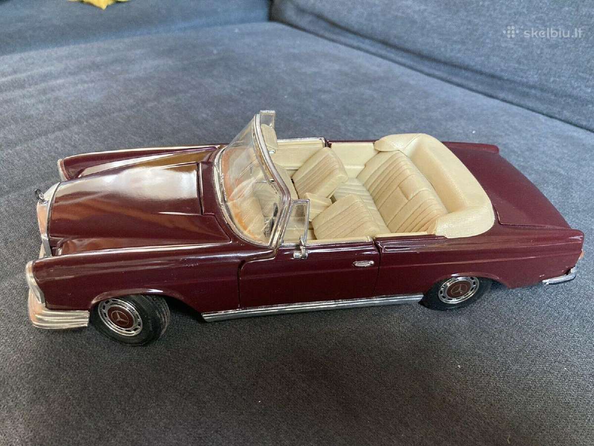 Mercedes modeliai 300s 280 se ir ssk 1924 1:18 - nuotraukos Nr. 2