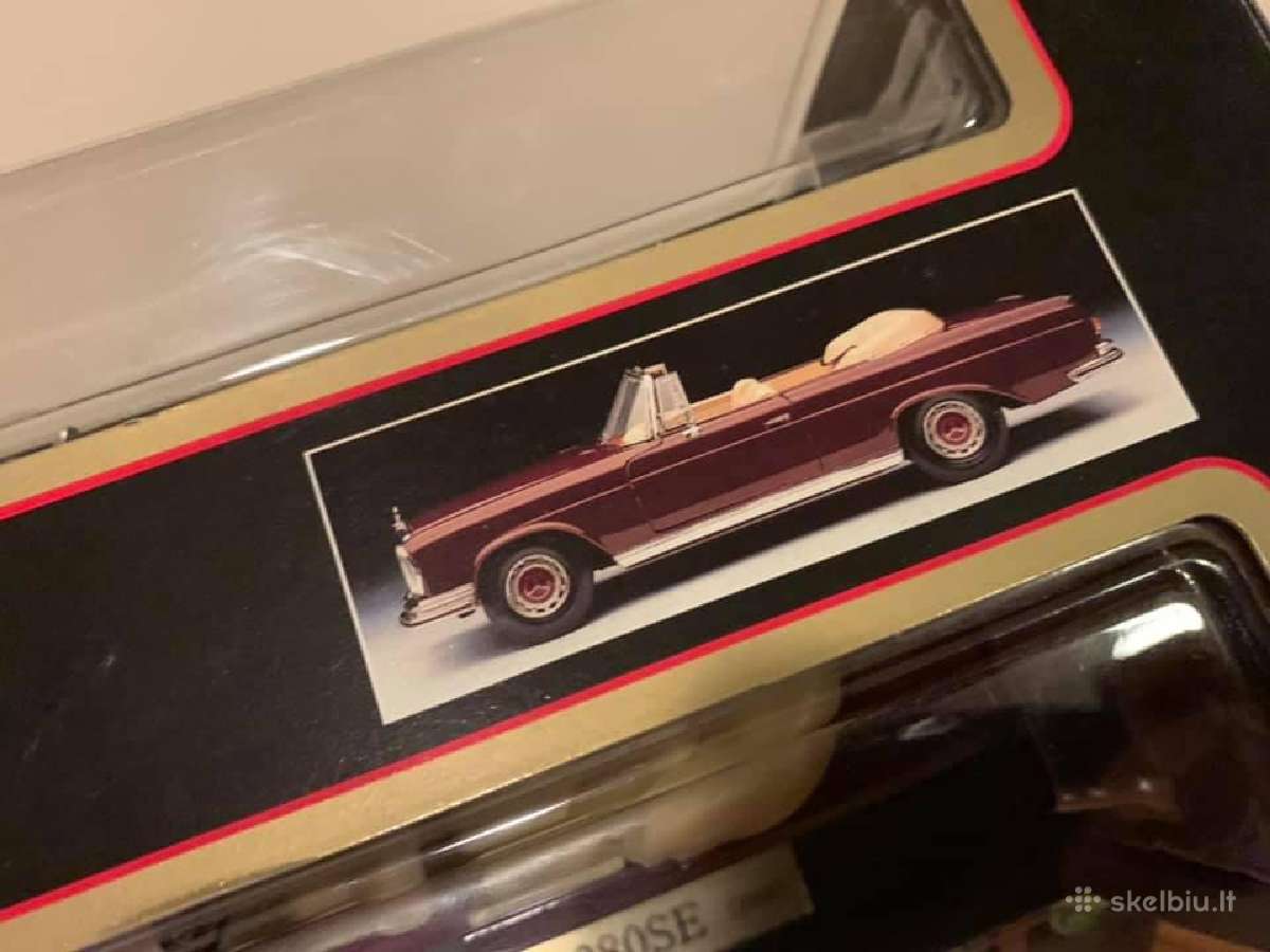 Mercedes modeliai 300s 280 se ir ssk 1924 1:18 - nuotraukos Nr. 7