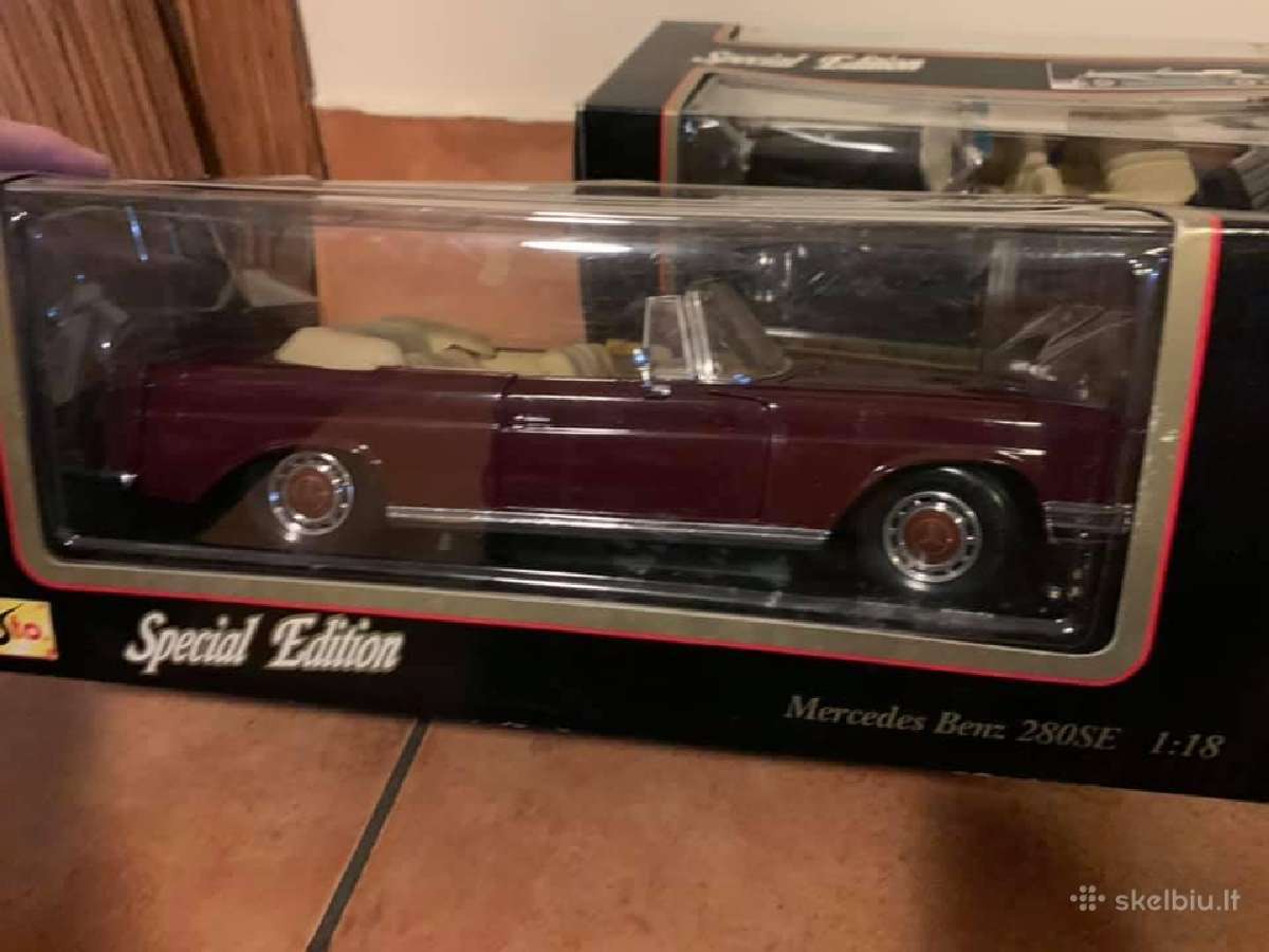 Mercedes modeliai 300s 280 se ir ssk 1924 1:18 - nuotraukos Nr. 8