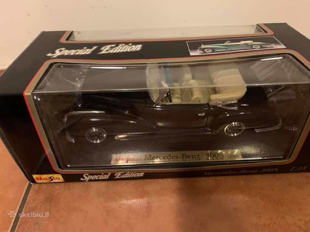 Mercedes modeliai 300s 280 se ir ssk 1924 1:18 - nuotraukos Nr. 9