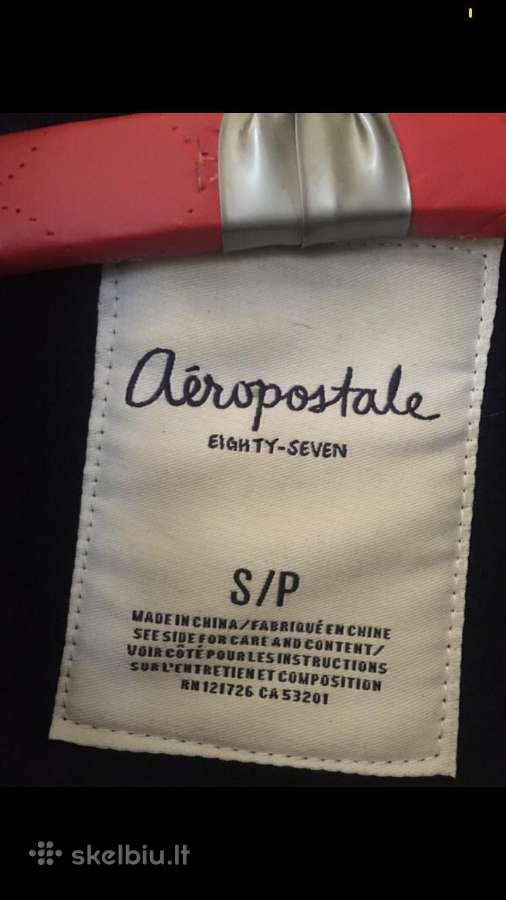 Tamsiai mėlynas aeropostale švarkelis rudeniui - nuotraukos Nr. 5