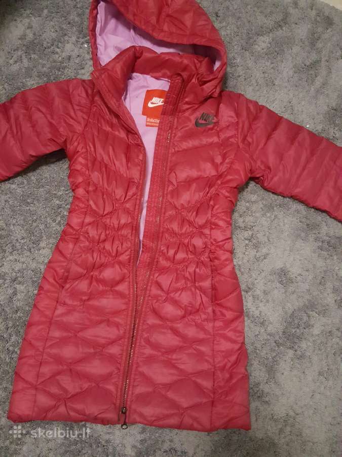 Nike plonas pūkinis paltukas